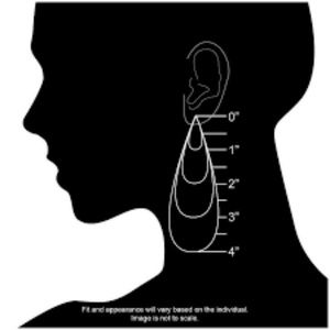 Earring sizing chart